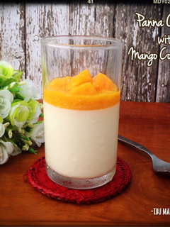 Foto resep Panna Cotta with Mango Compote