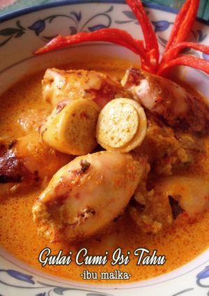 Foto resep Gulai Cumi Isi Tahu