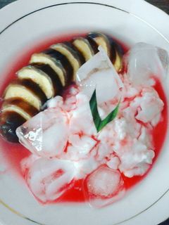 Foto resep Es Pisang Coklat (es pisang ijo)