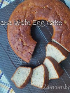Foto resep Banana White Egg Cake