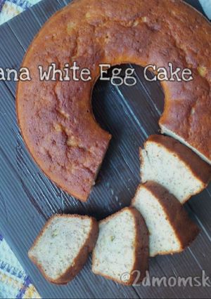 Foto resep Banana White Egg Cake