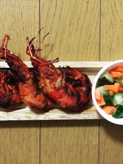 Foto resep Udang Bakar Pedas