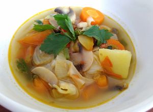 Foto resep Sup sayur segar ala pedesaan 