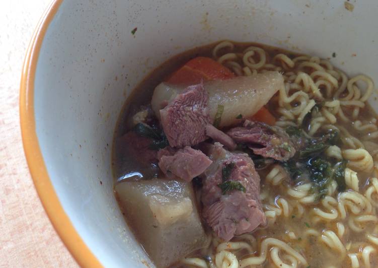 Resep Indomie Kuah Soto Daging, Sempurna