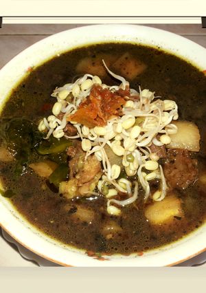 Foto resep Rawon Daging plus Lobak
