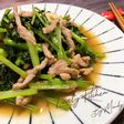 蠔油嫩肉絲炒油菜