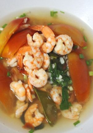 Foto resep SOP UDANG TOMAT 
