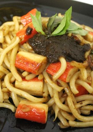 Foto resep Yaki Udon with Bumbu Rendang