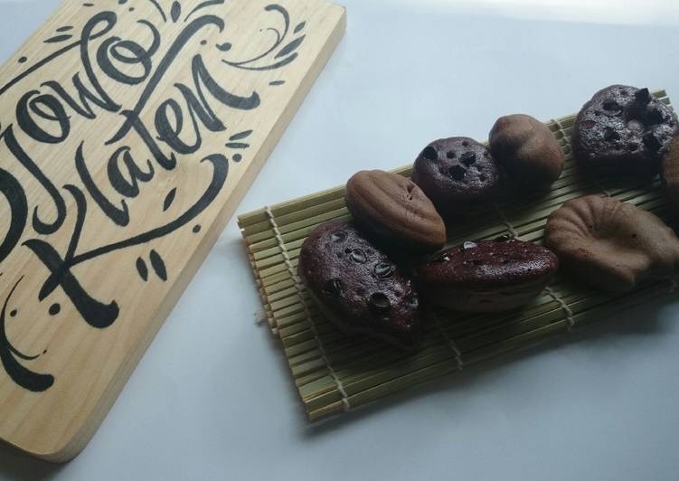 kue cubit ( red velvet chocochips)