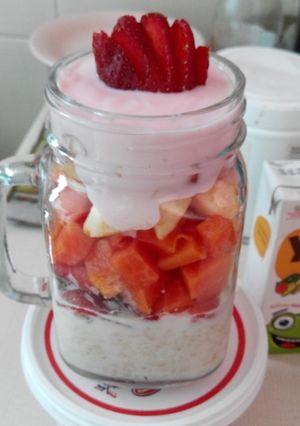 Foto resep Fruity Yogurt Oat