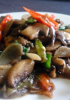 Foto resep Sauteed Mushroom with black pepper sauce
