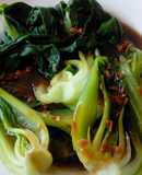 Bok choy with garlic sauce