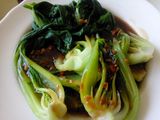 Bok choy with garlic sauce