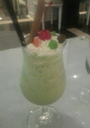 Foto resep greentea milkshake