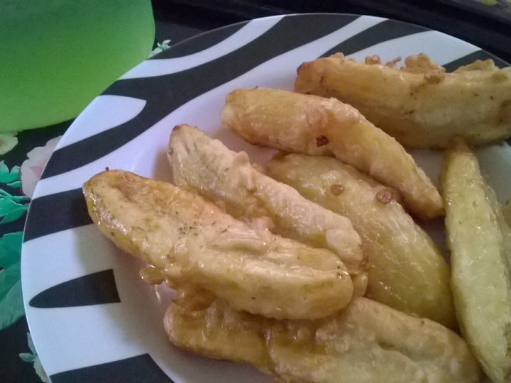 Ternyata begini lho! Resep buat Pisang Goreng (adonan tepung beras &amp;amp; kanji) dijamin sedap