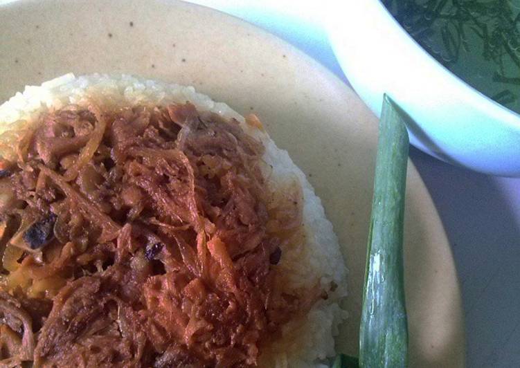 Cara meracik Nasi tim ayam jahe Anti Gagal