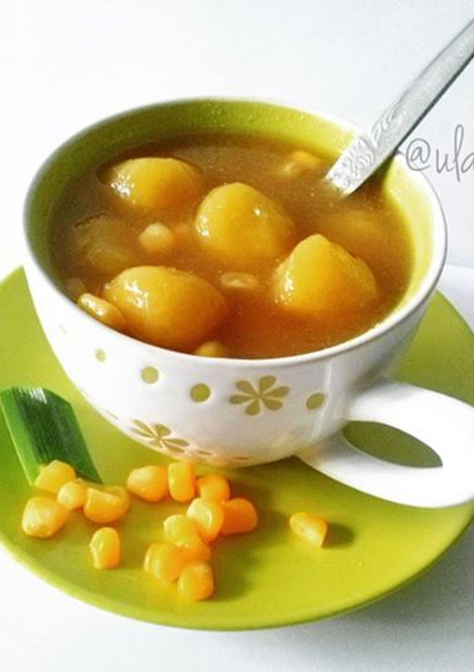 Foto resep Kolak candil kuah jagung