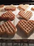 Waffles no forno