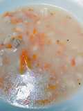 Cream soup sat set