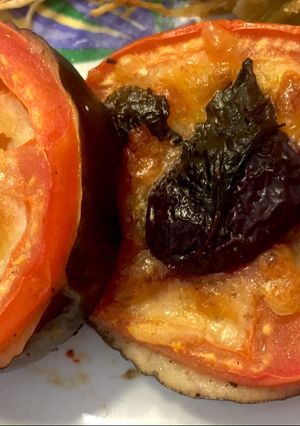 Foto de Bruschetta vegetariana de berinjela