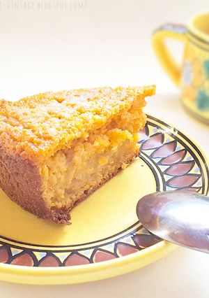Una foto de Bizcocho de zanahoria esponjoso, húmedo, fácil y saludable!! Sin gluten, sin azúcar y sin trabajo! (Lo hacemos en la licuadora)