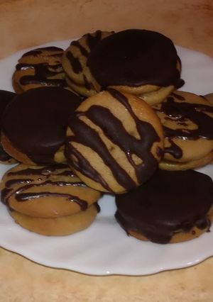 Mézes linzer Nita módra recept fotója
