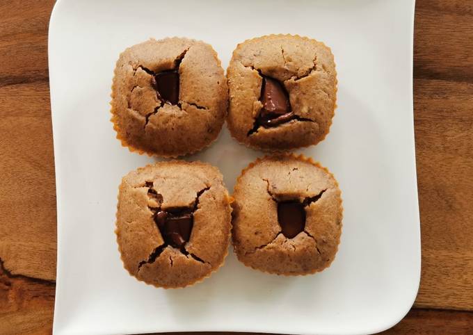 Muffin châtaigne cœur fondant chocolat 🌰🍫