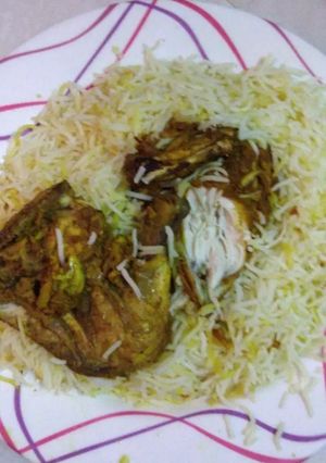 صورة لوصفة برياني عيش ودجاج بالفرن