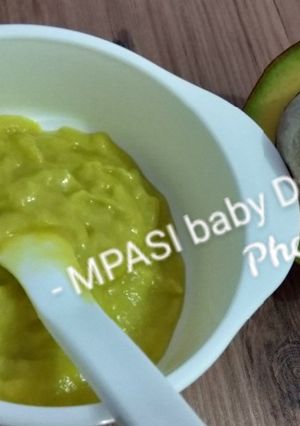 Foto resep MPASI Pure Avocado🥑 baby Darell 6mo