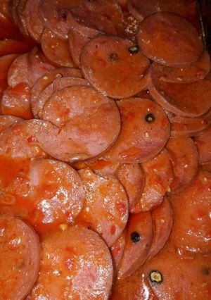 صورة لوصفة السجق المدخن