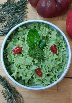 Une photo de 🌿Pâtes au pesto