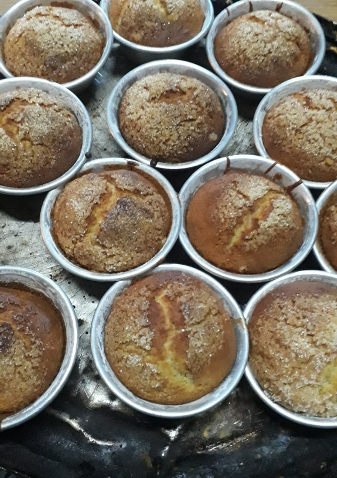 Una foto de Budín de pera y limón