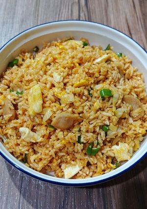 Foto resep Nasi Goreng Bakso dan Kol Pedas