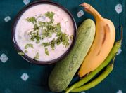 A picture of banana raita