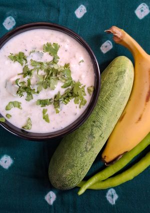 A picture of Cucumber Raita.
