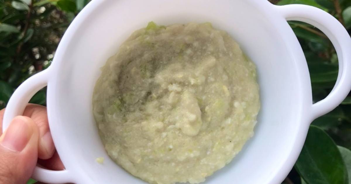 Resep MPASI 7 bln (telur puyuh, labu siam, jamur tiram, butter, evoo