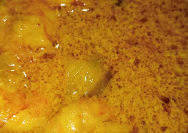 Tasty And Delicious of Prawn malai curry