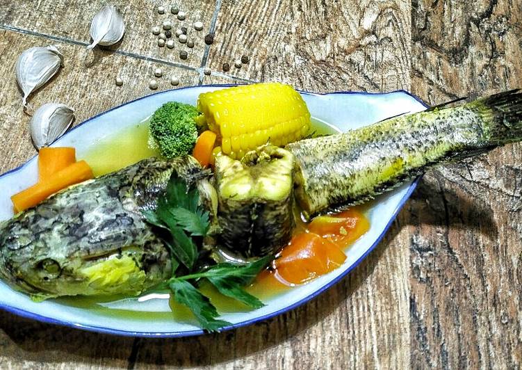 Sop Ikan Haruan Bumbu Rempah