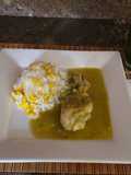 Pollo en salsa verde