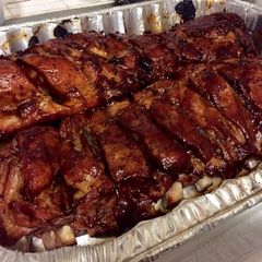 A picture of Bbq ribs on crockpot.