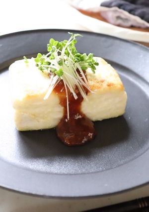 A picture of Vegan "Tofu" steak.