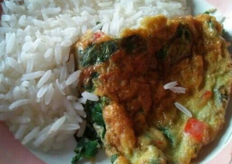 Omelette de espinaca (nutritiva y fácil)