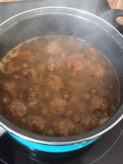 Una foto de Albóndigas con salsa de soja