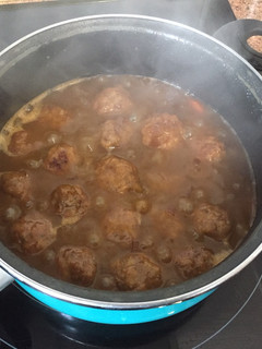Una foto de Albóndigas con salsa de soja