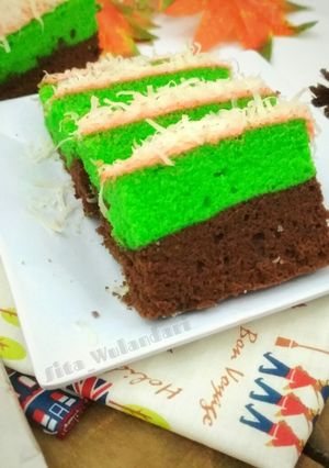 Foto resep Lapis Kukus (Resep Rainbowcake Ny. Liem)