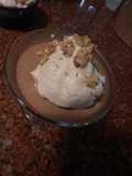 Postre de café y yogur griego