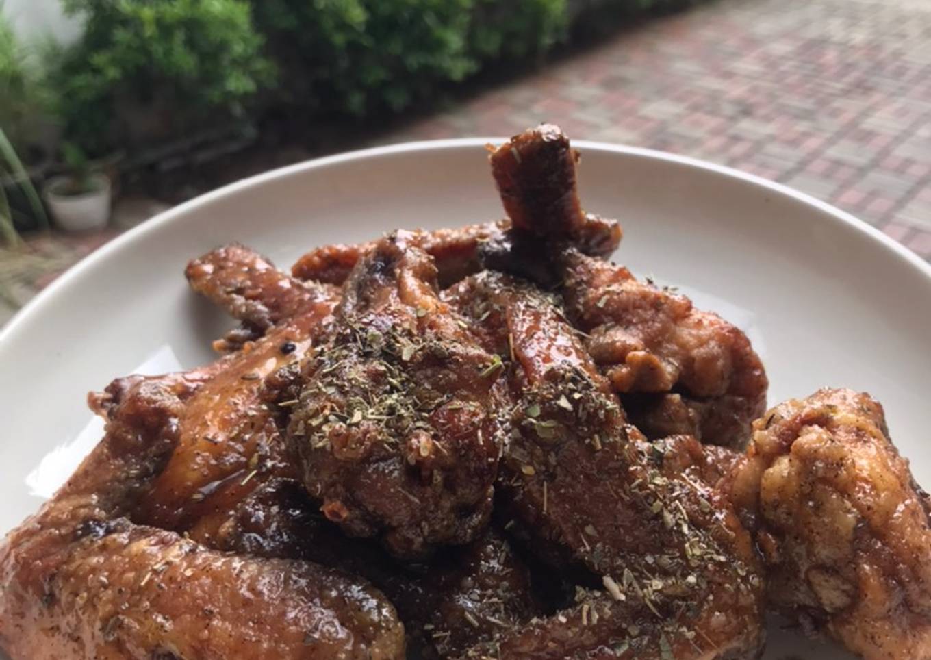 Lemon Pepper Chicken Wings ala Wingstop