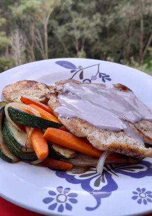 Una foto de Pechuga de pollo a la plancha