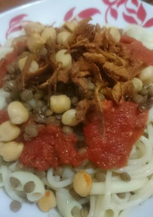 صورة لوصفة كشري مصري 🍝