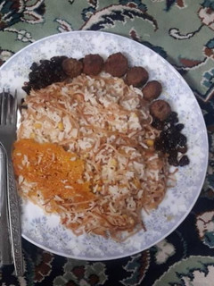 عکسی از دستور قابلی پلو(کابلی پلو) به روش تبریزی